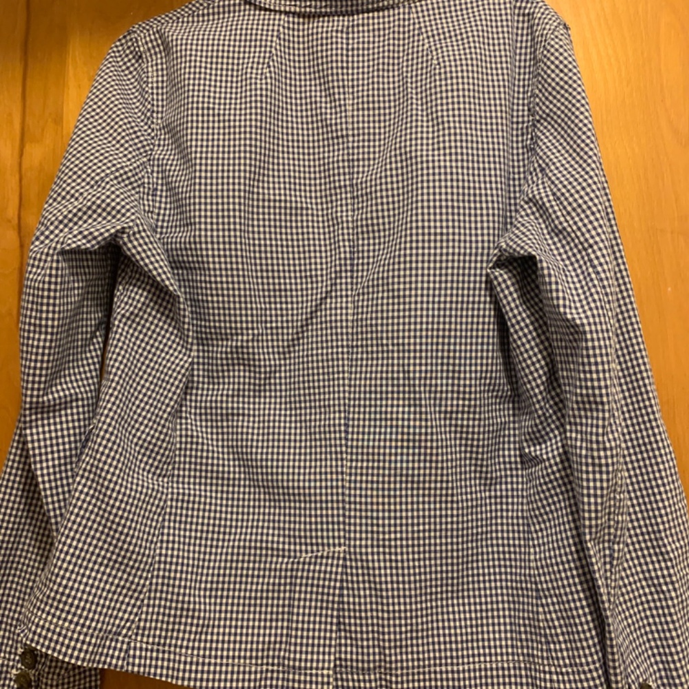 J. Crew Gingam Two-Button Blazer - image 3